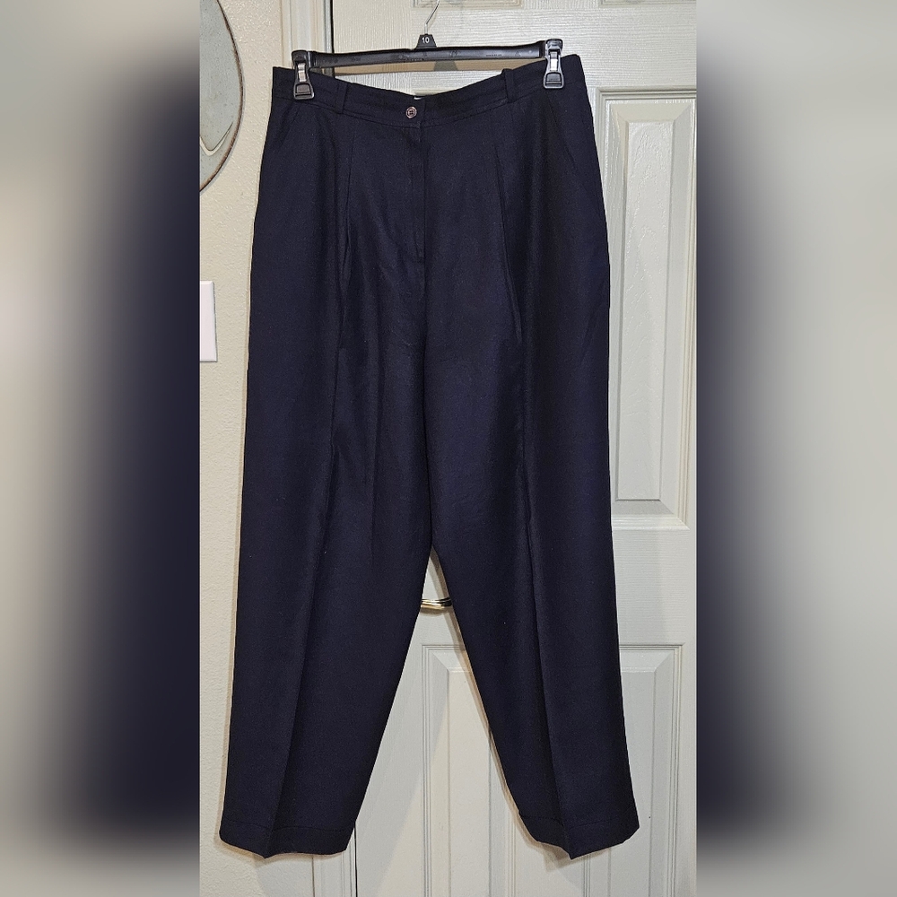 Talbots Women's Dark Blue Trousers